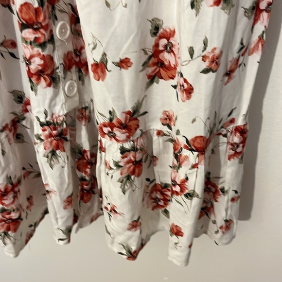 B.O.G. Collective | Floral midi dress Ruffle corset Romantic Women’s size L - Picture 3 of 9